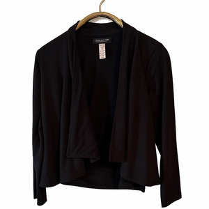 Jones New York Women's PL Stretch Black open front (shrug)cardigan